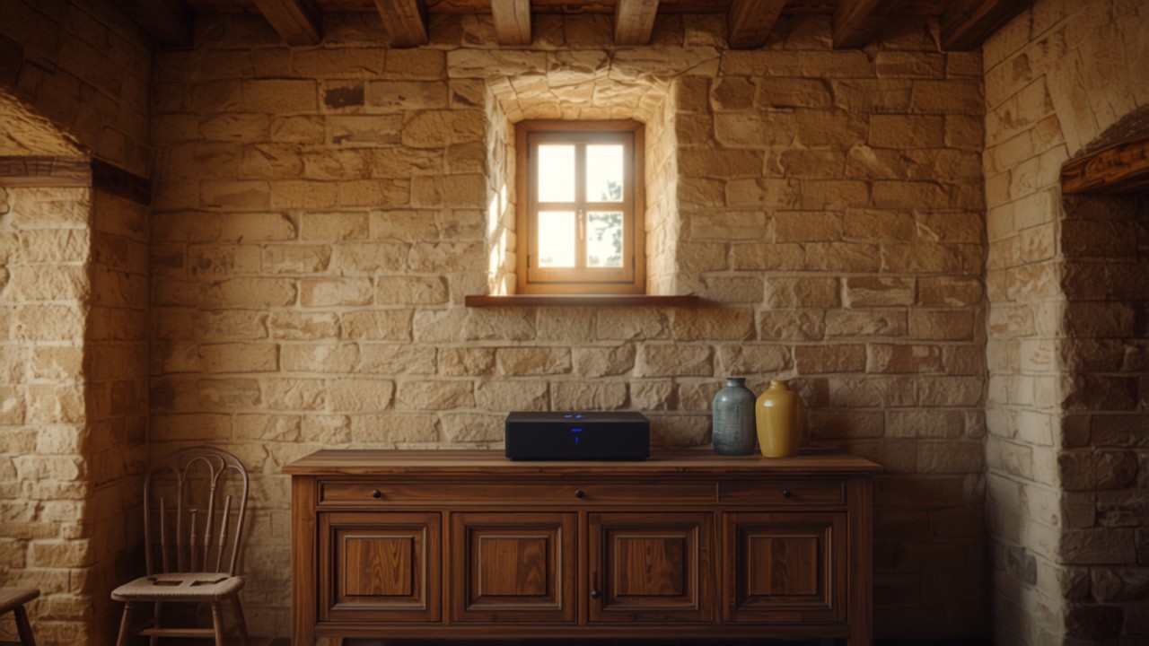 Wi-Fi dans une grande maison aux murs épais : couvrir tous les étages avec une box 5G